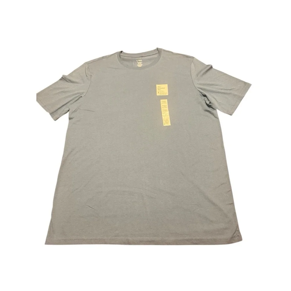 New‎ Sonoma Goods for Life Men's Large Tall Crewneck Short Sleeve Tee Light Blue